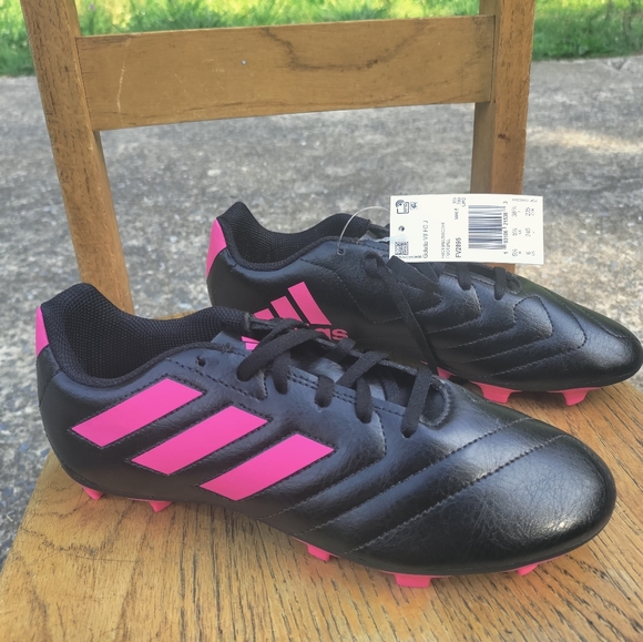 adidas Shoes Black And Pink Adidas Footballsoccer Cleats Poshmark